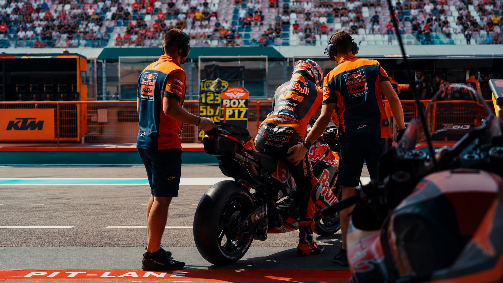 Red Bull KTM — pit lane